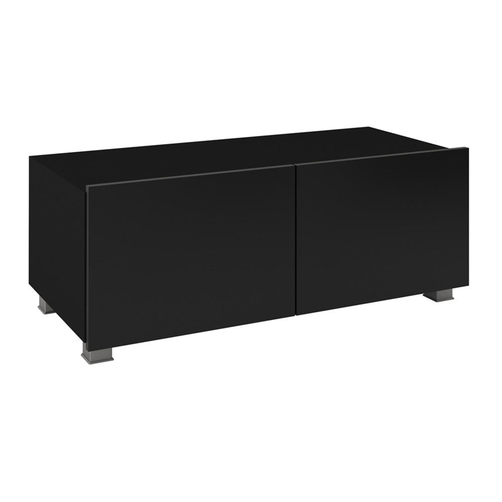 Lomado Lowboard Schwarz 100x37x43 cm