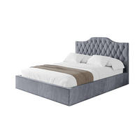 POLSTERBETT mit Bettkasten und Lattenrost, Boxbett ohne Matratze - FALIO 180x200 Grau - Grau, Holzwerkstoff/Textil (180/200cm) - ALTDECOR