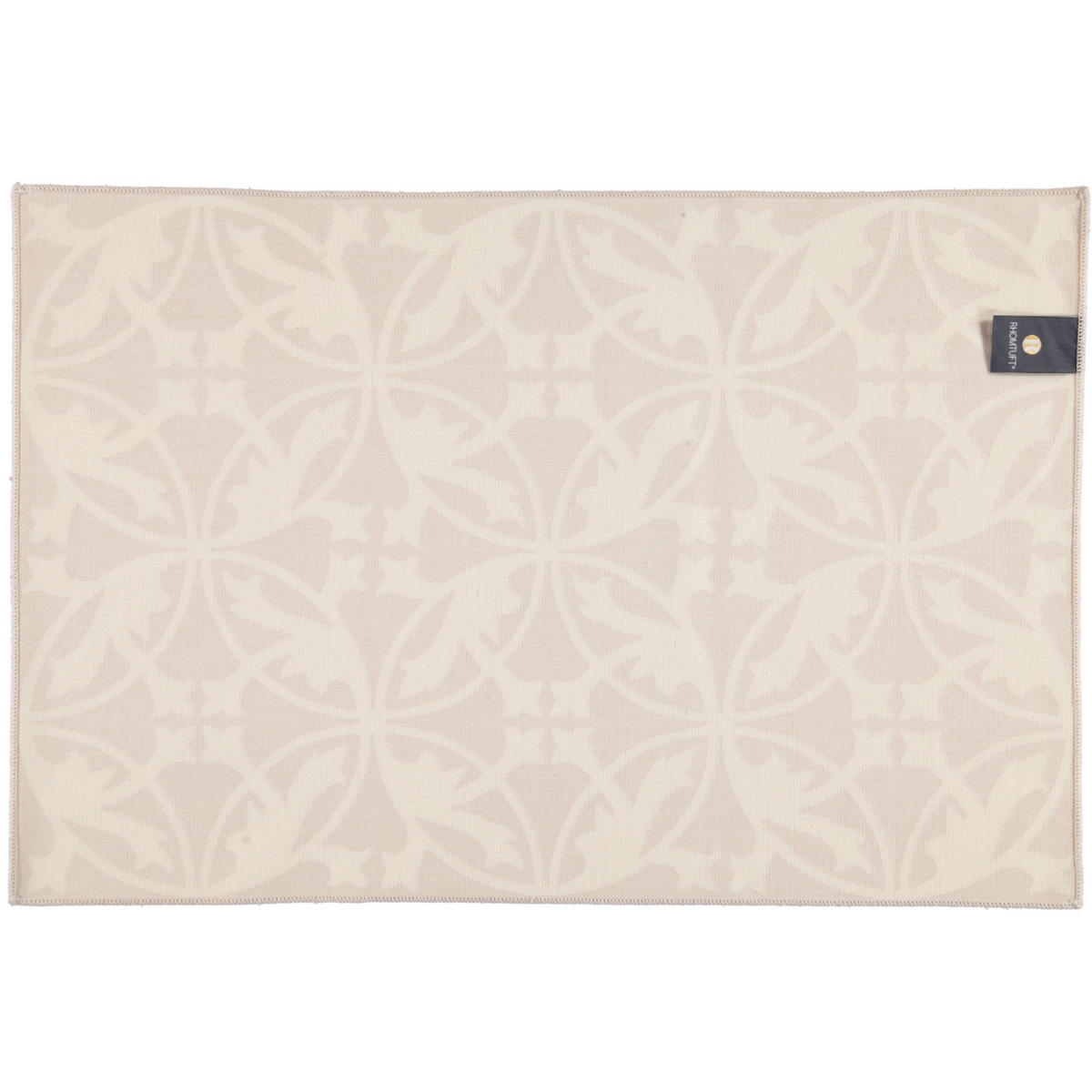 BADEMATTEN MAURO NATUR-WEISS - 830 - Beige, Textil (60/90cm) - Rhomtuft