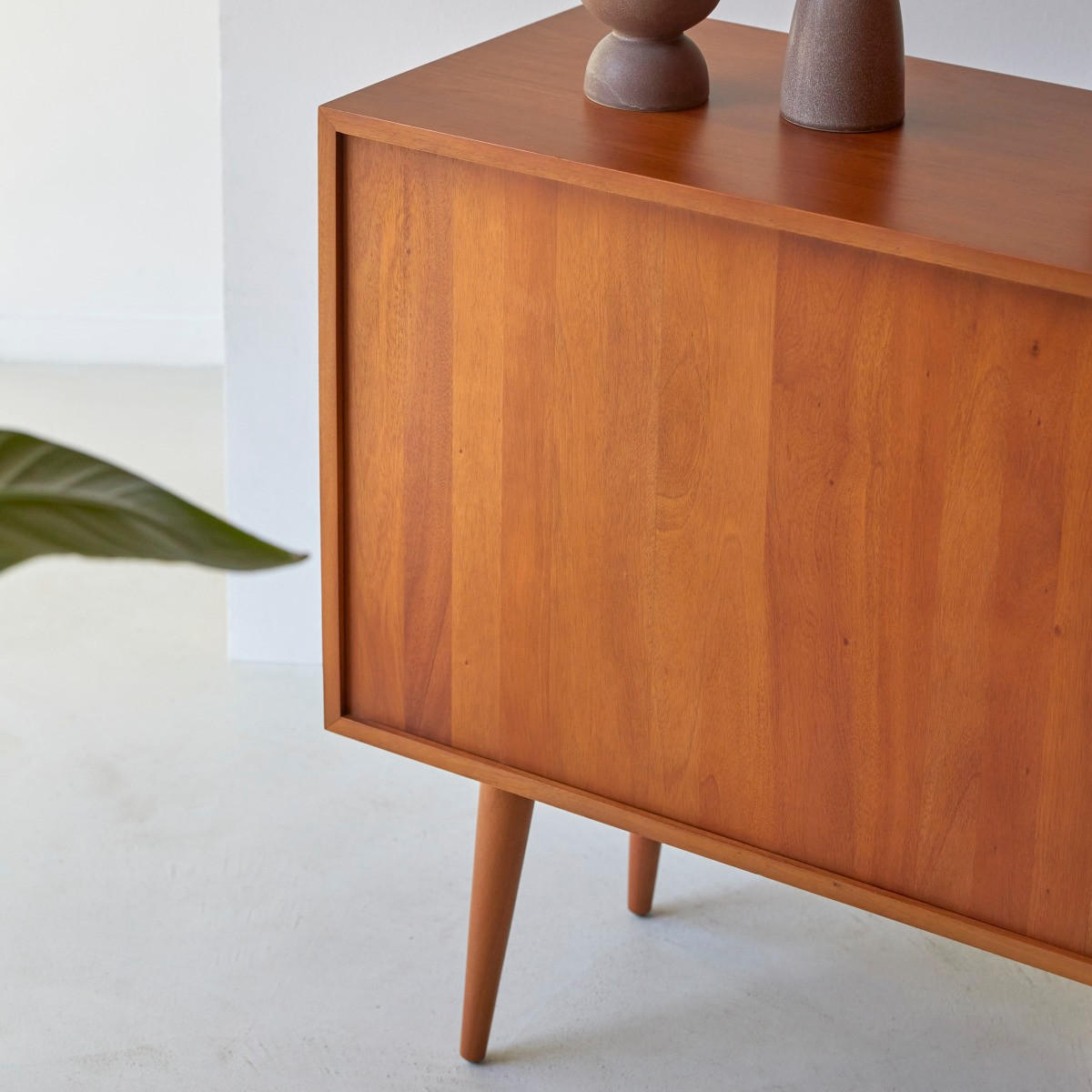 KOMMODE Magda 50's Natur aus Mahagoni - Naturfarben, Holz (92/94/45cm) - Tikamoon