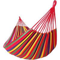 HÄNGEMATTE 2 Personen 250 x 160 cm Regenbogenfarben - Multicolor, Textil (160/2.5/250cm)