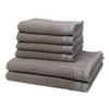 FROTTIERSET Smart 6-teilig - Grau, Textil (50/100cm) - Ross