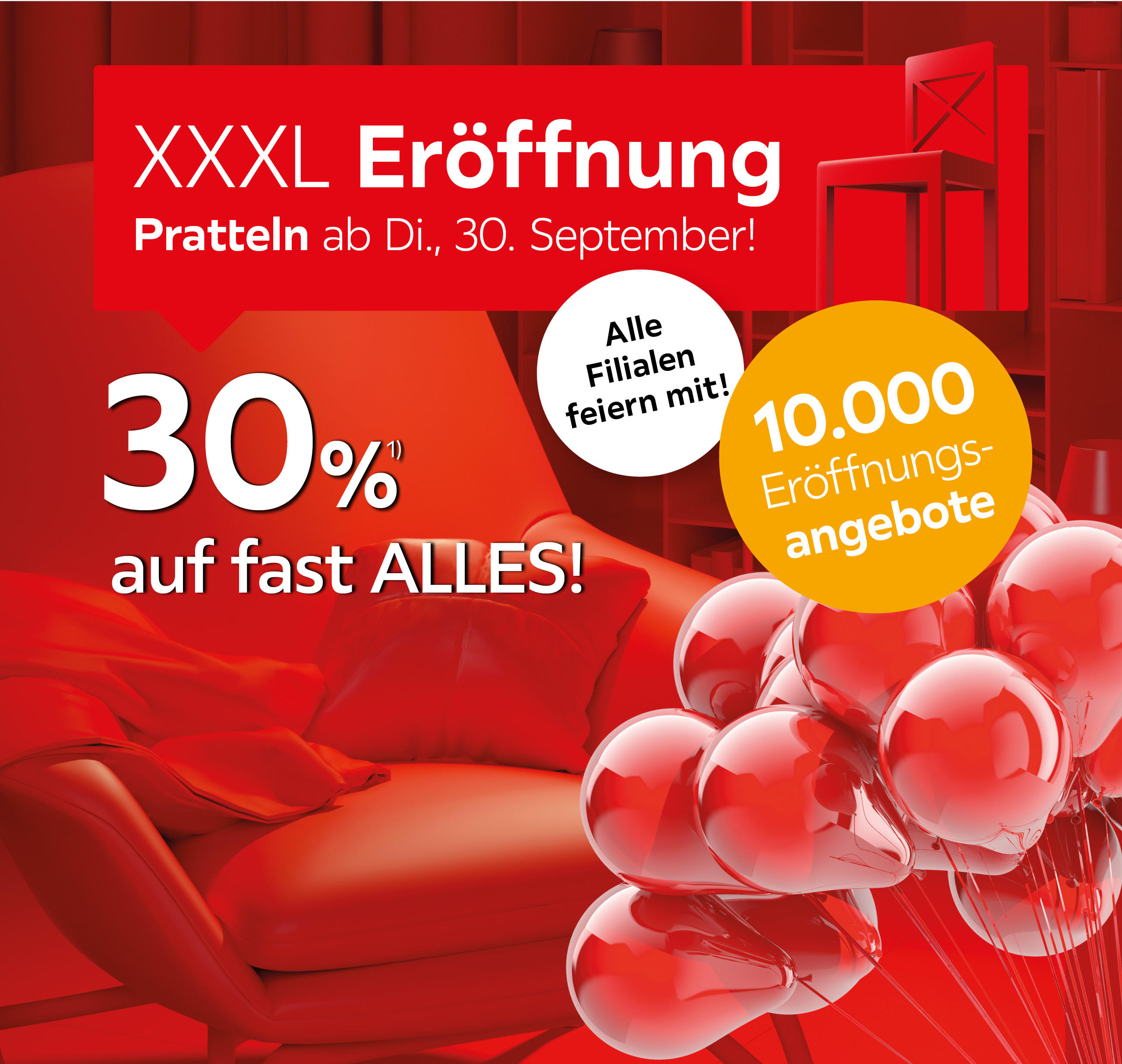 Eroeffnung 30% auf fast alles
