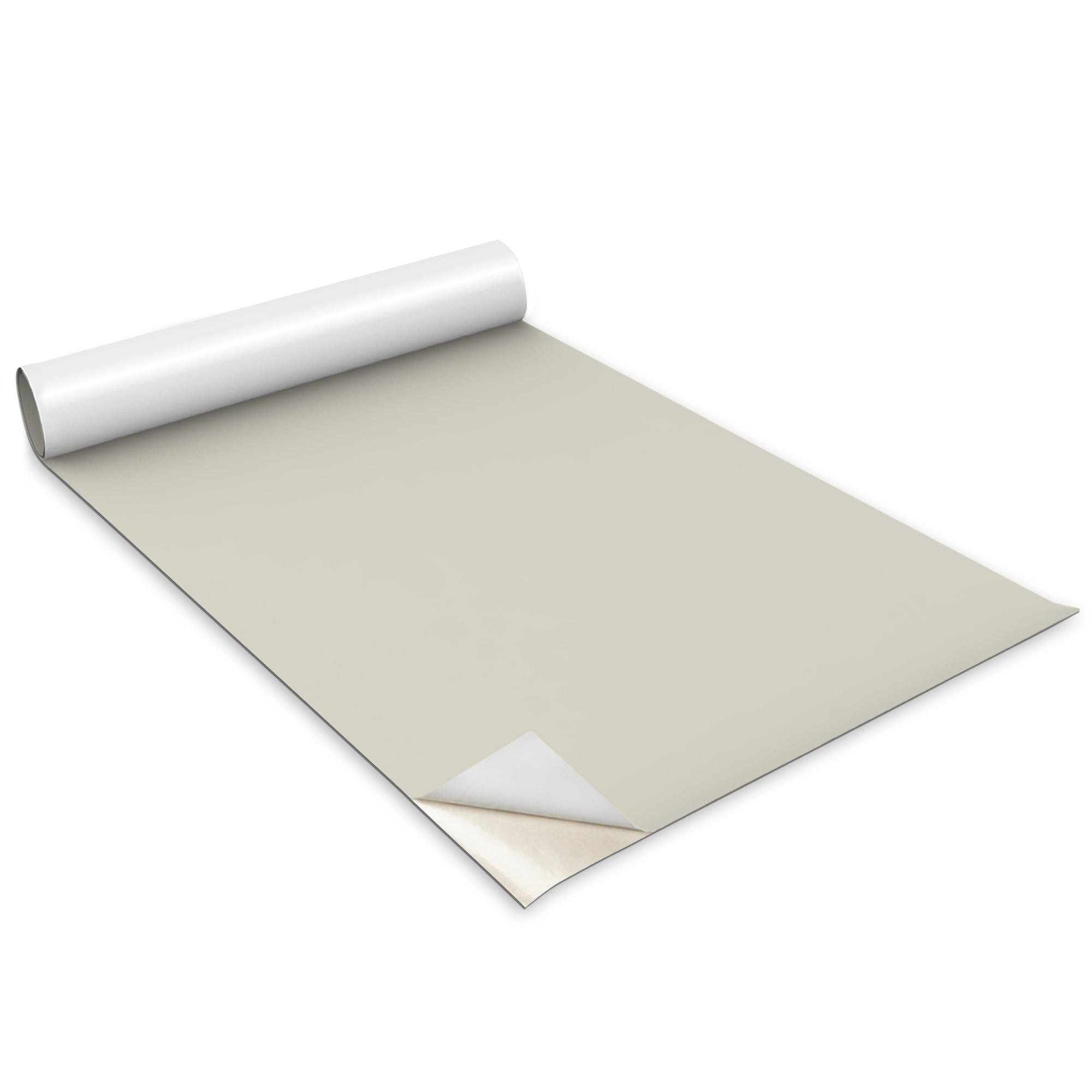 MÖBLAUFKLEBER 100x50 cm hellbeige - Grau, Kunststoff (100/50/0.1cm) - Wallfluent