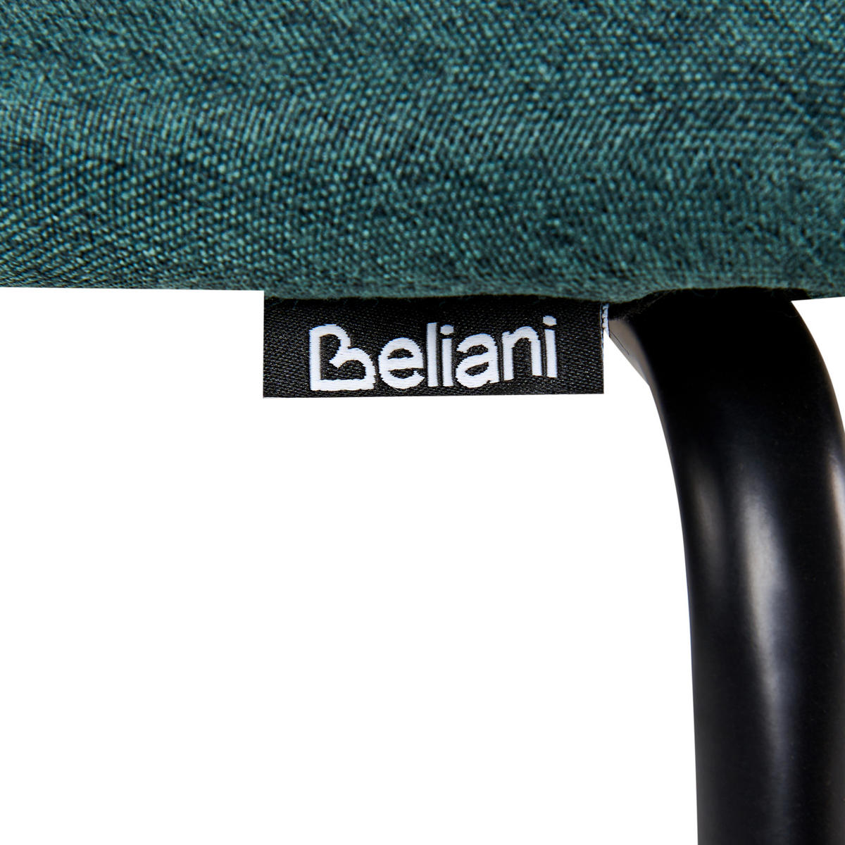 BARSTUHL 2er-Set Schwarz Adaver - Schwarz/Braun, Metall (57/102/52cm) - Beliani