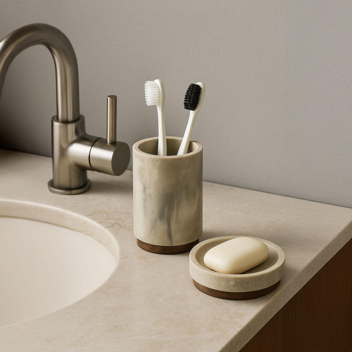 SEIFENSCHALE Come 10,8/10,8/2,85 cm - Beige, Kunststoff (10.8/2.85/10.8cm) - 5five Simply Smart