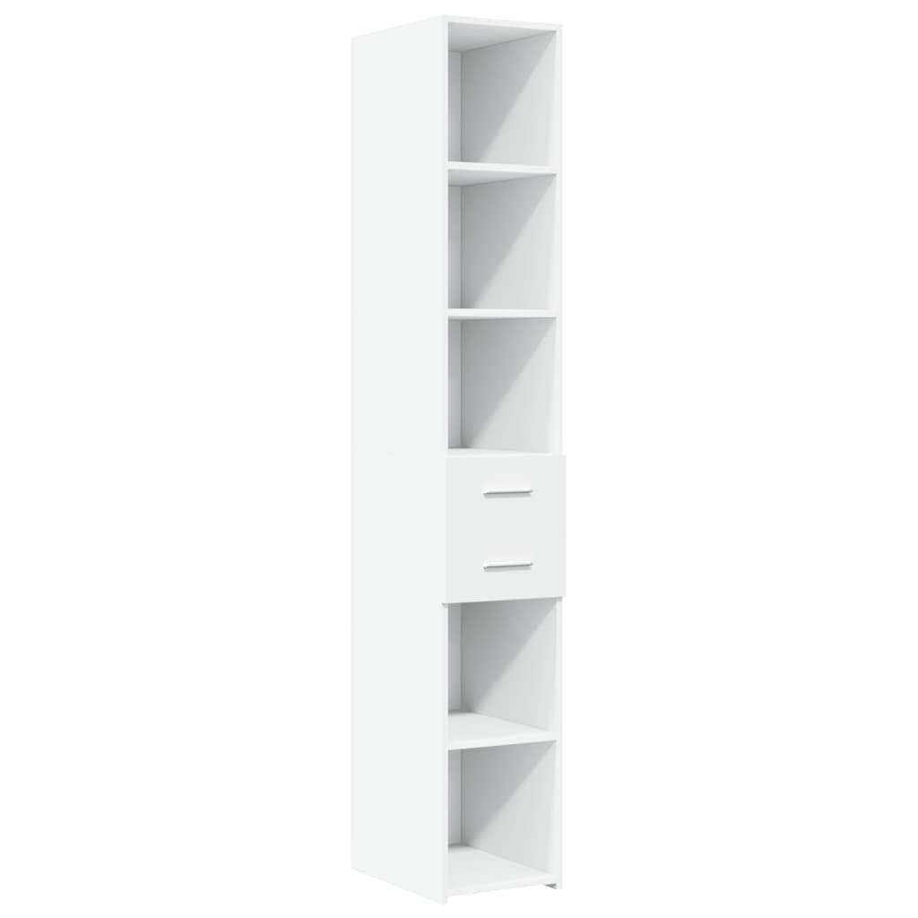 vidaXL Hochschrank Weiß 30x185x42.5 cm