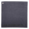 HANDTUCH MIT ÖSE Curl umbra 50 x 50 cm - Grau, Textil (50/50cm) - Winkler