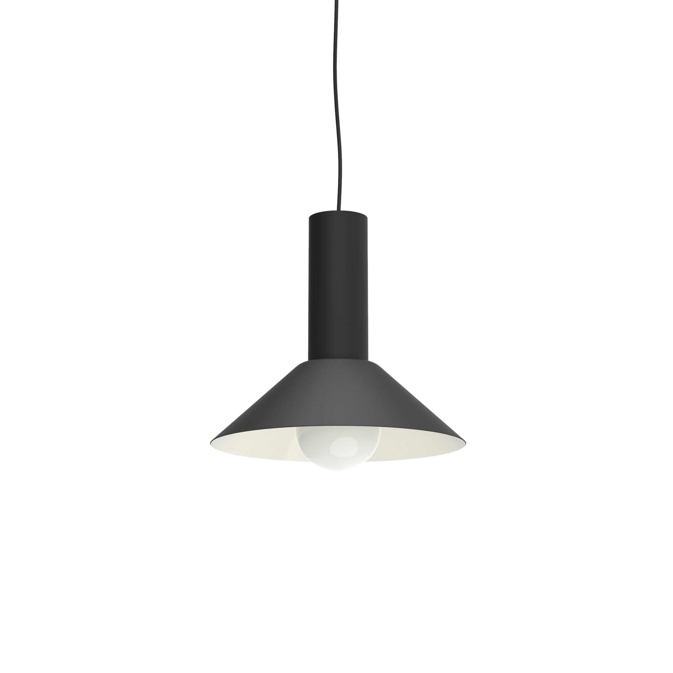 Lumicom Hängeleuchte Schwarz 100x23x25 cm