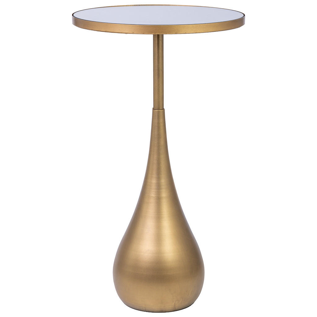 TISCH aus Metall, 35x62cm - Goldfarben, Metall (35/35/61.5cm) - Wanderlust