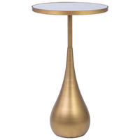 TISCH aus Metall, 35x62cm - Goldfarben, Metall (35/35/61.5cm) - Wanderlust