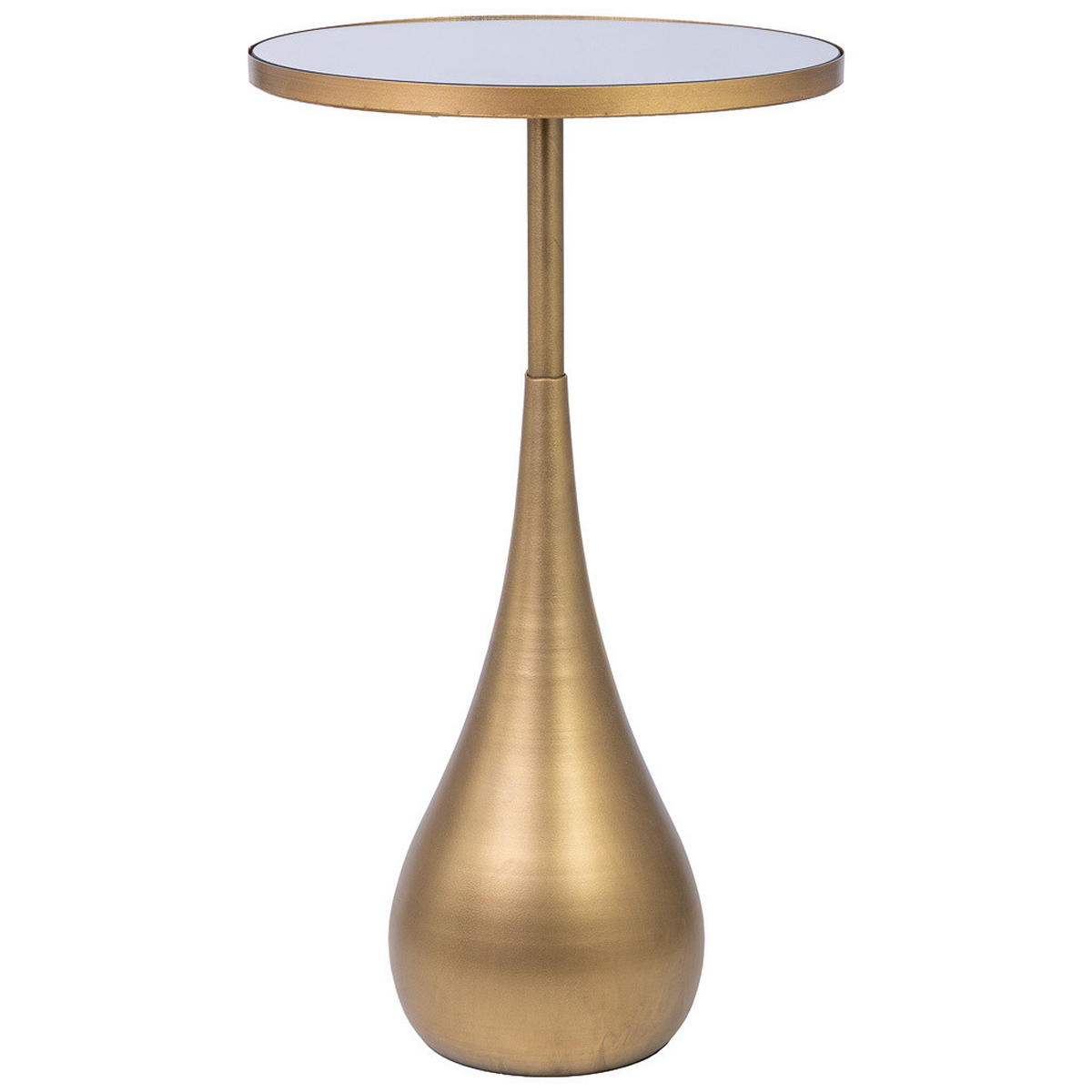 TISCH aus Metall, 35x62cm - Goldfarben, Metall (35/35/61.5cm) - Wanderlust