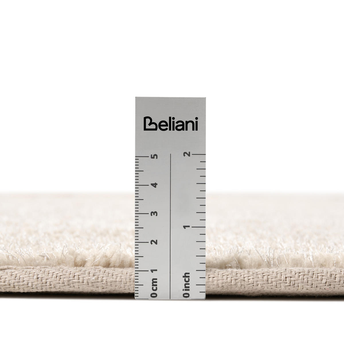 SHAGGY PREPROGA Demre 140/140 cm - bež, umetna masa (140/140cm) - Beliani