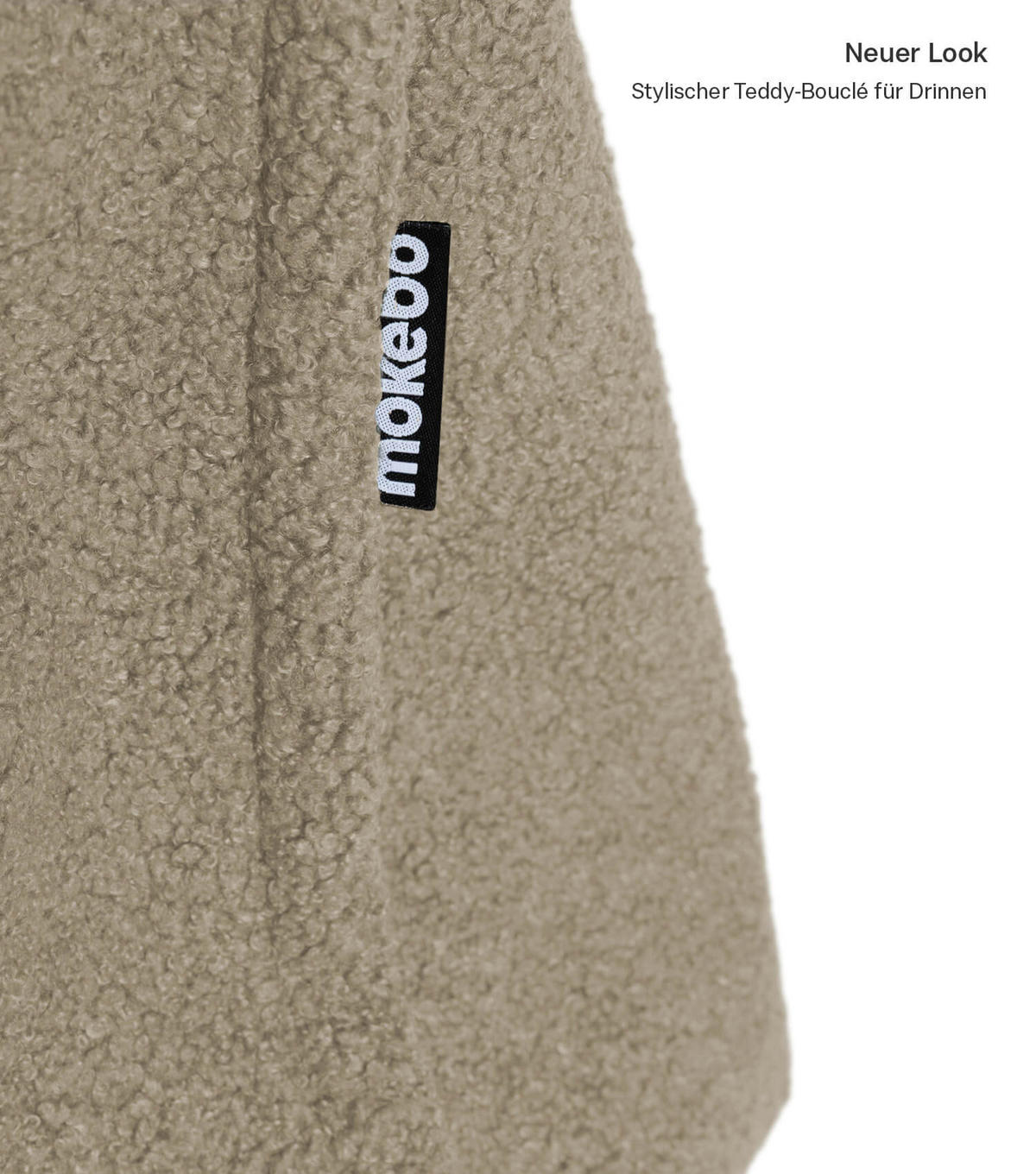 SITZSACK BEZUG Das Kuschel-Cover - Braun, Textil (170/130/2cm) - Mokebo