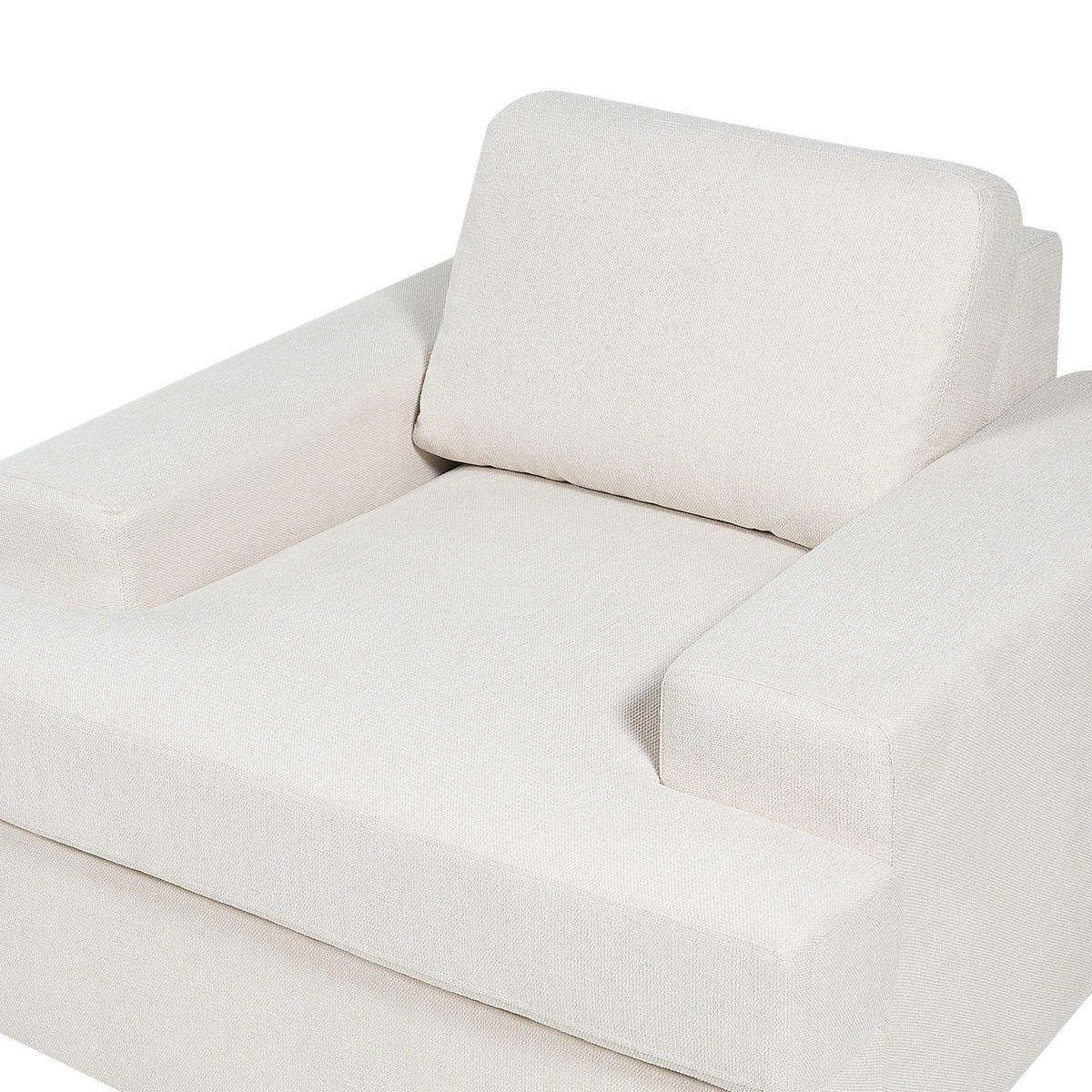 SESSEL 2er-Set hellbeige Alla - Beige, Textil (108/85/103cm) - Beliani