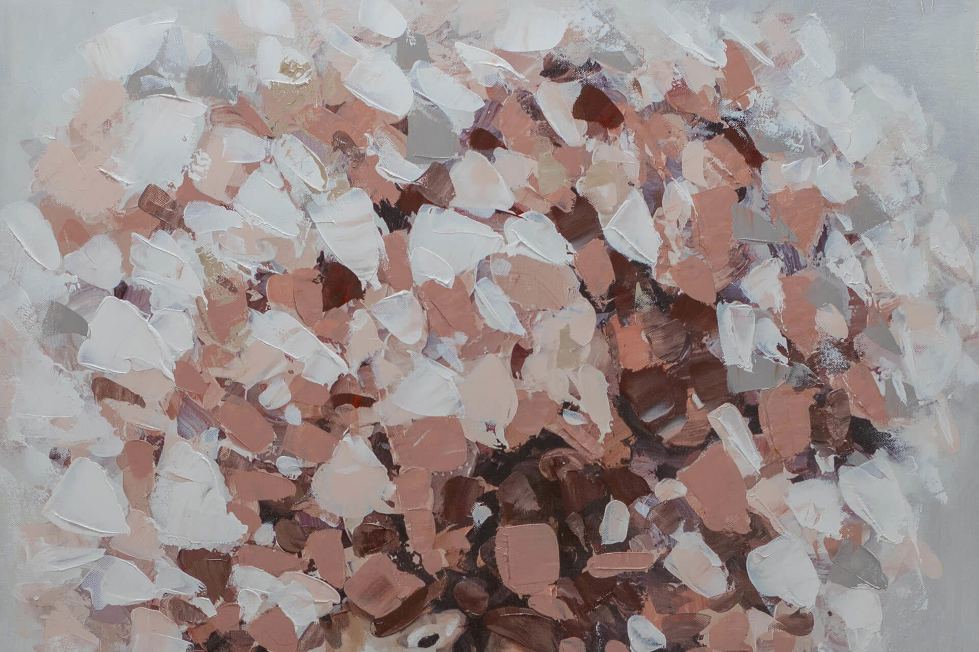 ÖLGEMÄLDE 60/90 cm - Pink, Holz/Textil (1.36/90cm) - KUNSTLOFT