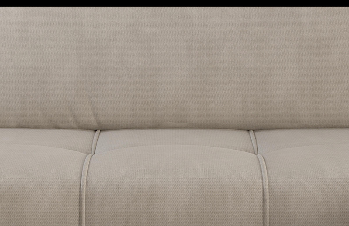 WOHNLANDSCHAFT Aice U-Form 317 cm – mit Schlaffunktion, Bettkasten, Kissen & bequemer Wellenfederung - Champagner, Kunststoff (317/85/146cm) - Wohnideebilder