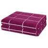 DUSCHTUCH Sensual Skin Karo 2er-Set - Lila, Textil (75/140cm) - Ross