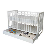 BABYBETT 60x120 cm mit Matratze & Schublade in weiss - Weiß, Holz (60/120cm) - Kids Collective