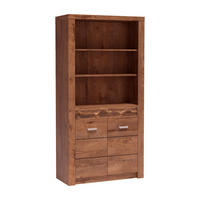 REGAL Indianapolis I-5 96 x 192 x 42 cm Esche hell - Braun, Holzwerkstoff/Metall (96/192/42cm) - Koseto