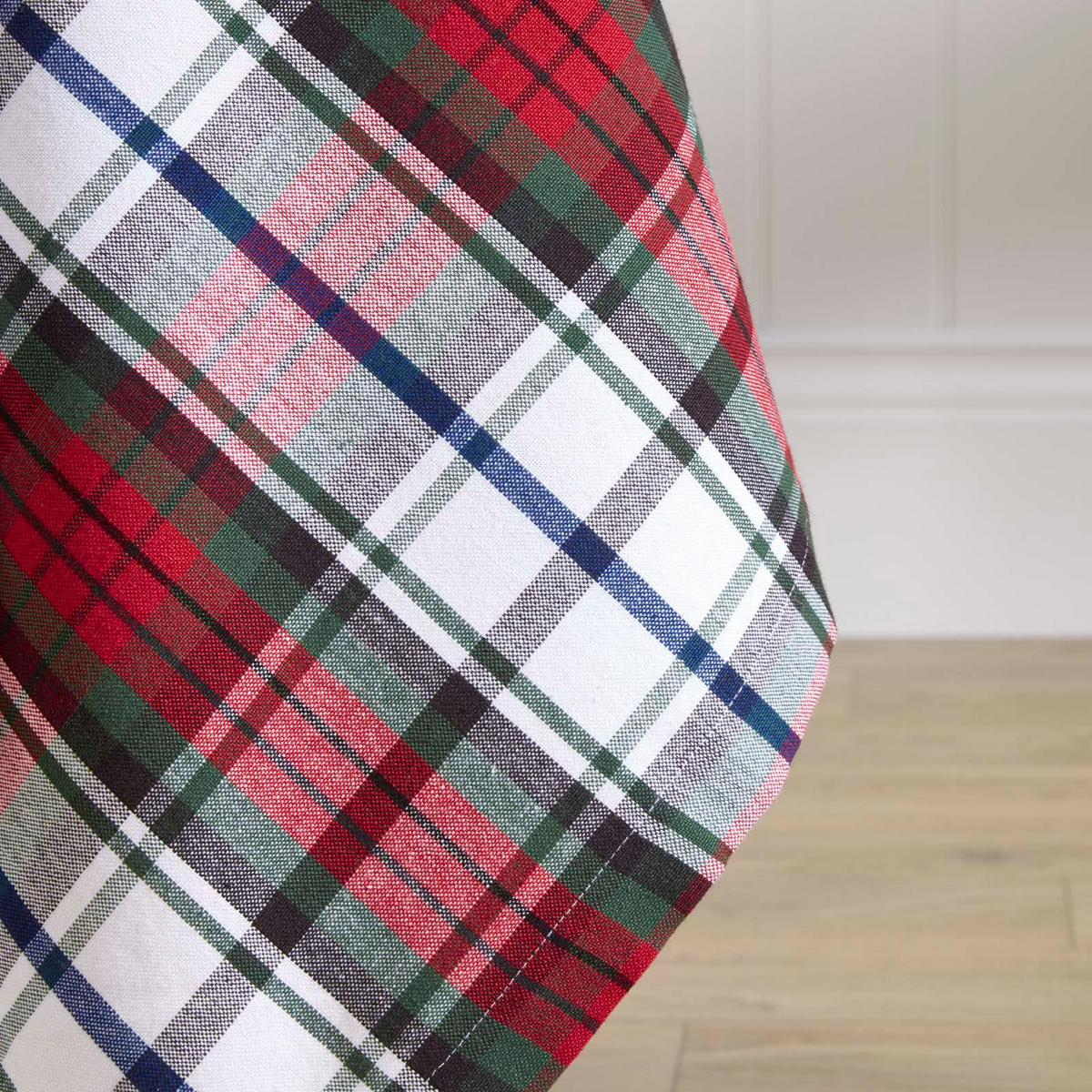 TISCHDECKE Macduff rot kariert, 137/228 cm, 100% Baumwolle - Multicolor, Textil (137/228cm) - Homescapes