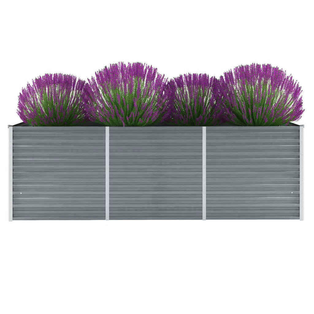 Deluke Hochbeet Grau 240x77x80 cm