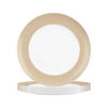 FRÜHSTÜCKSTELLER Liberty Pure Colors Dusty Beige ø 22,5 cm 6er Set - Beige, Keramik (22.6cm) - Seltmann Weiden