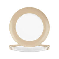 FRÜHSTÜCKSTELLER Liberty Pure Colors Dusty Beige ø 22,5 cm 6er Set - Beige, Keramik (22.6cm) - Seltmann Weiden
