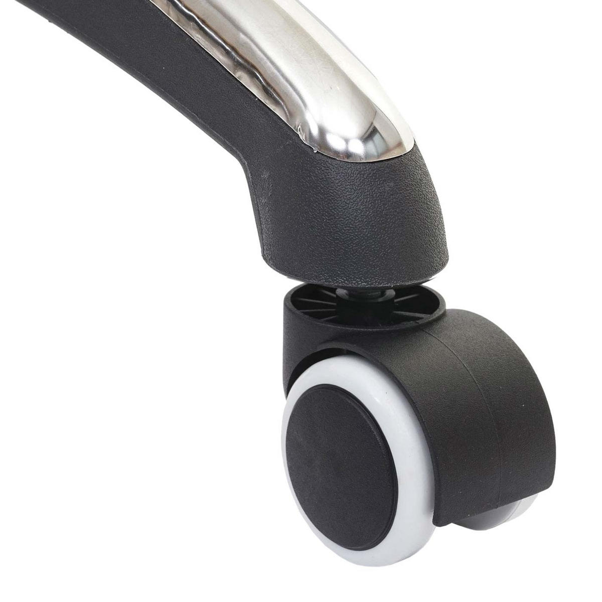 UNIVERSALROLLEN Schwarz, Grau 5er-Set - Schwarz/Grau, Kunststoff (5/8/7cm) - MCW
