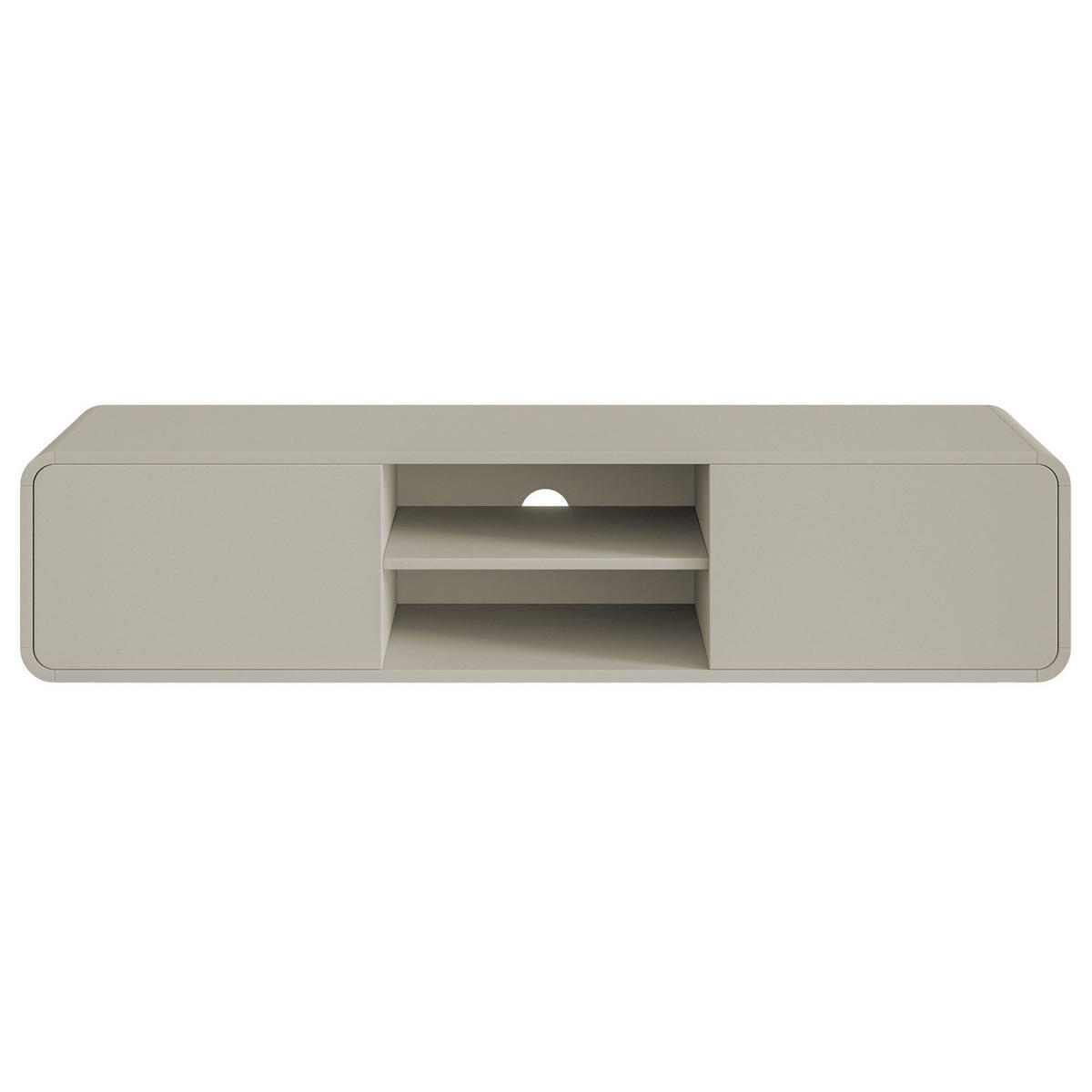 TV-HÄNGEBOARD Oro Greige mit 2 Schubladen 154 cm - Taupe, Holzwerkstoff (154/32.4/40cm) - Selsey