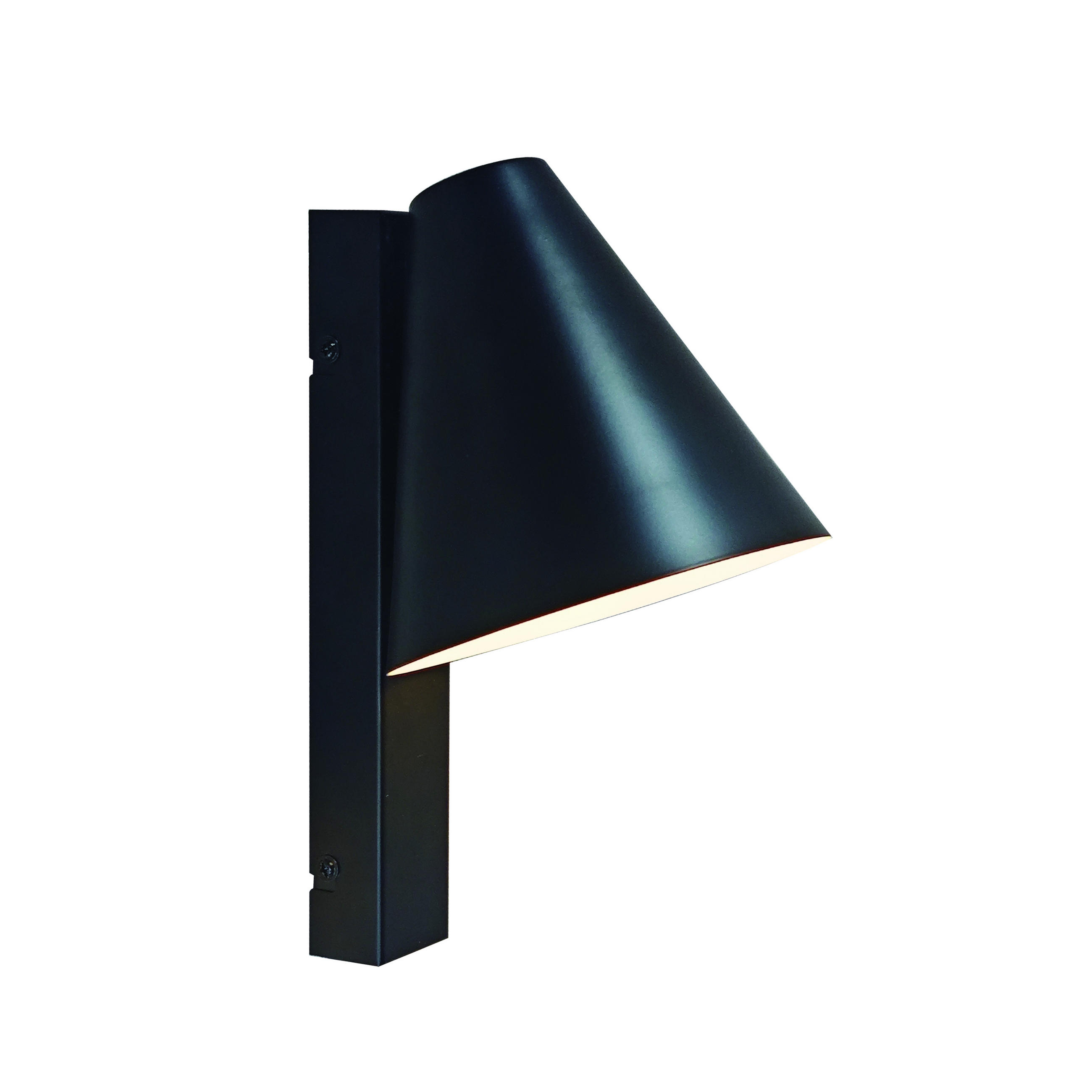 WANDLEUCHTE Wilmer - Schwarz - 13.7/24.5 cm - Schwarz, Metall (14/24.5/13.7cm) - Nordlux