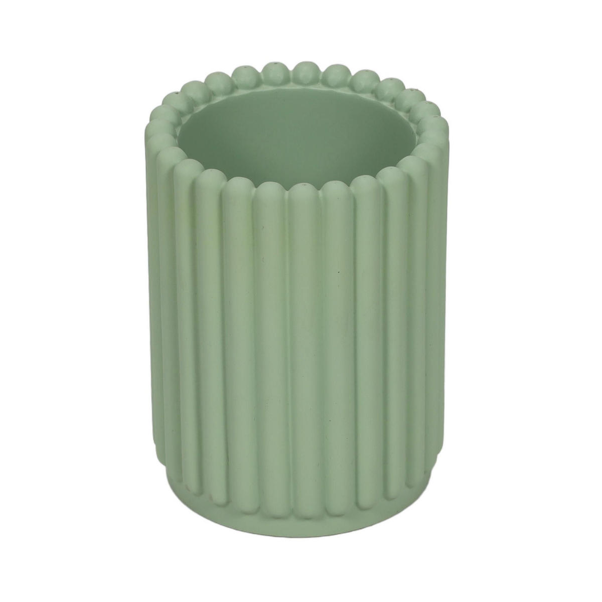 ZAHNBÜRSTENBECHER Bonbon 7,5/7,5/10,5 cm - Grün, Kunststoff (7.5/10.5/7.5cm) - 5five Simply Smart