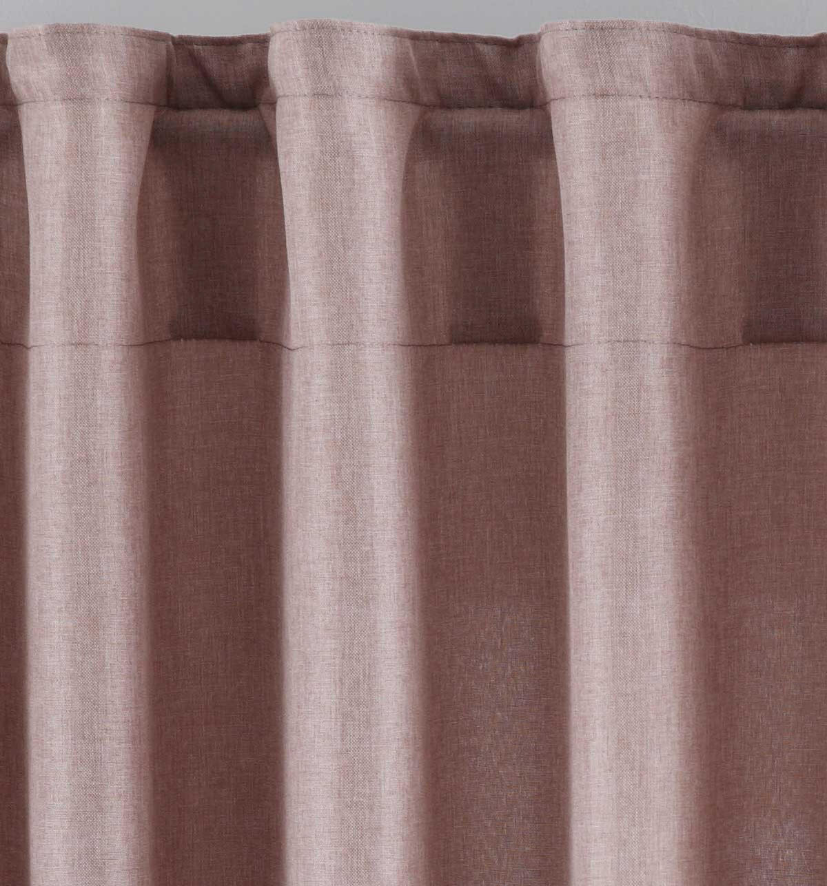 SCHLAUFENGARDINE 2ER SET »Jena« HxB 250x140 cm Taupe - Taupe, Textil (140/250cm) - Gardinenbox