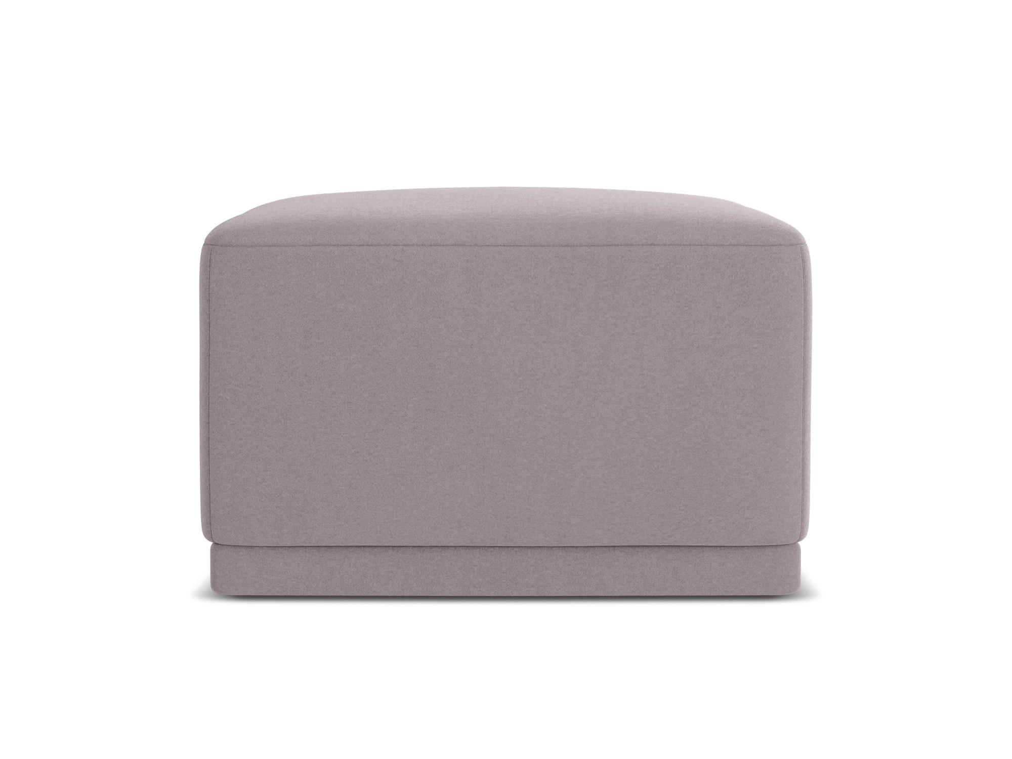 POUF Samt Stoff Violett - Lila/Flieder, Kunststoff/Textil (65/40/65cm) - Makamii