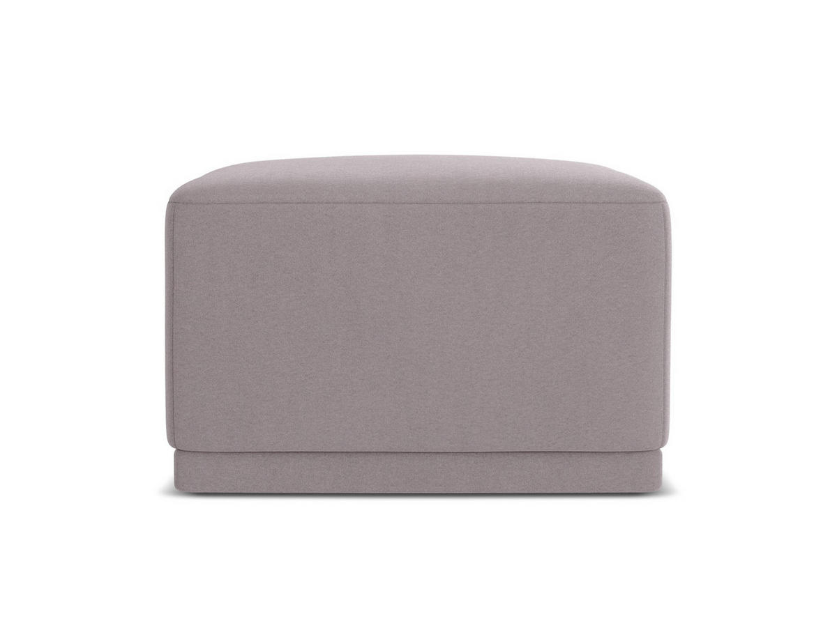 POUF Samt Stoff Violett - Lila/Flieder, Kunststoff/Textil (65/40/65cm) - Makamii