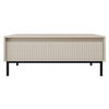 COUCHTISCH Ozmi 1SZ - Kaschmir/Schwarz, Holzwerkstoff/Metall (50/100/40cm) - MIRJAN24