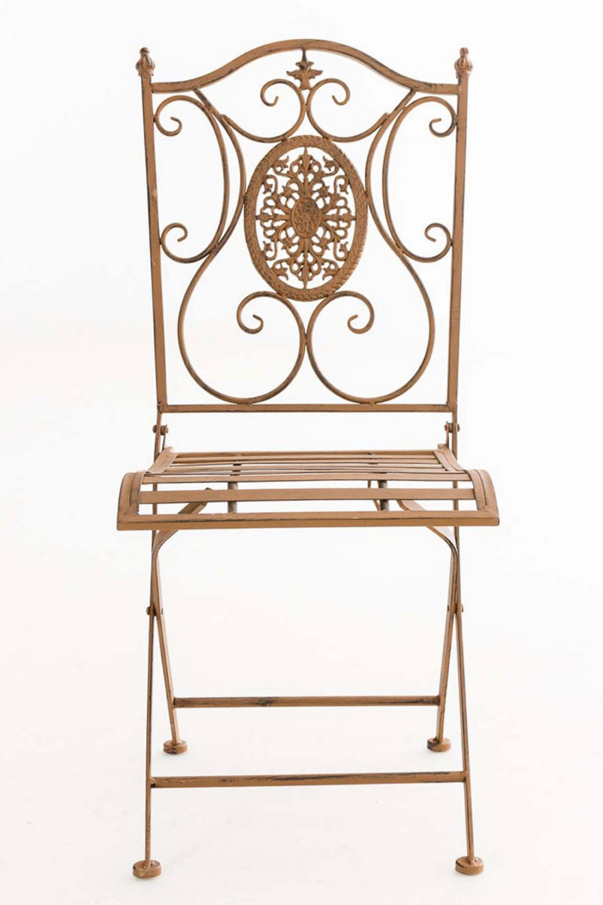 GARTENSTUHL Sidan antik braun - Braun, Metall (42/49/91.5cm) - TPFGarden