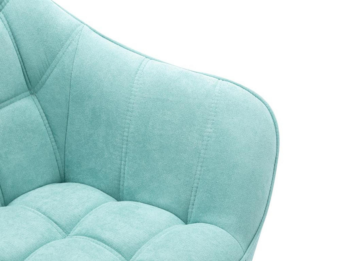 SESSEL - Stoff - Hellgrün - CASERTA - Grün, Textil (73/77/82cm) - Vente-Unique
