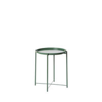 BEISTELLTISCH Maika Grün 42 cm x 52 cm - Grün, Metall (42/42/52cm)