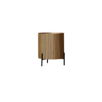 BEISTELLTISCH Lou Hellbraun aus Dunkles Mindiholz - Hellbraun, Holz (47/47/57cm) - Tikamoon