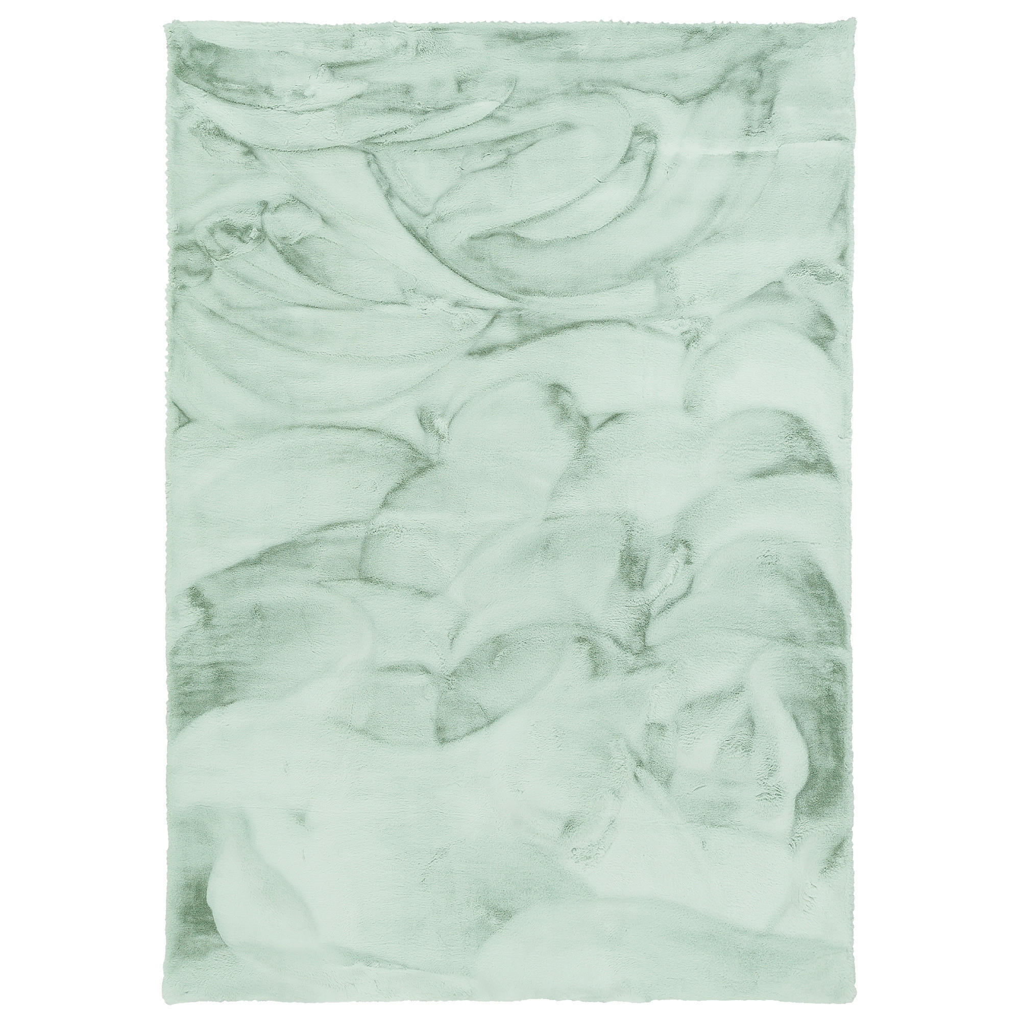 FELLTEPPICH LUXUS SUPER SOFT PLUSH - Mintgrün, Textil (70/140cm) - Pergamon