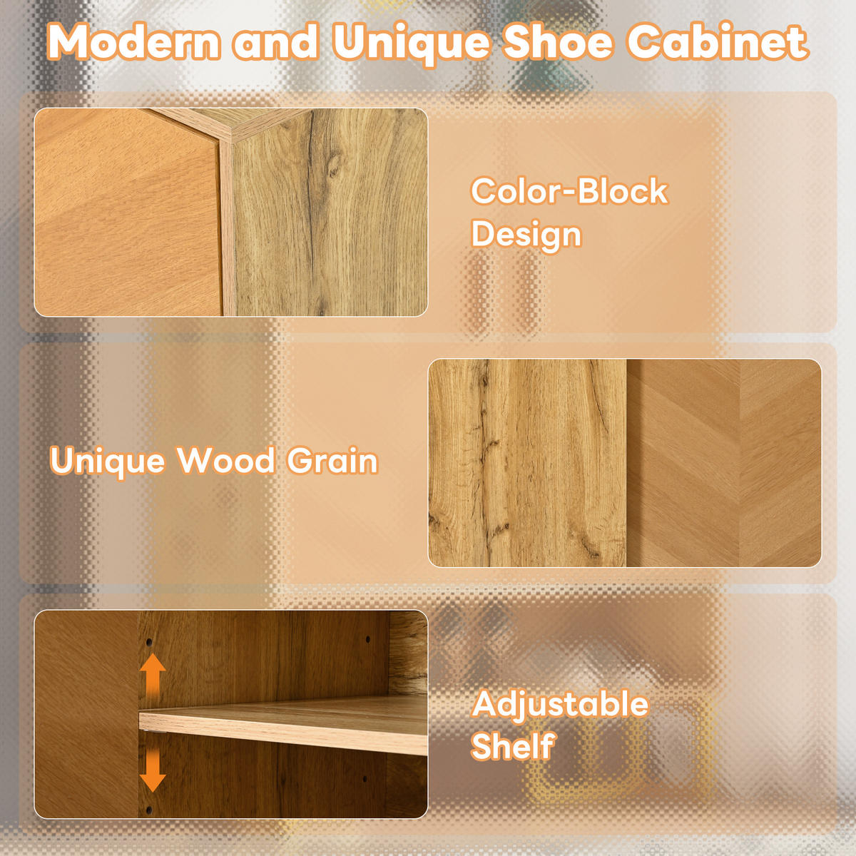 SCHUHSCHRANK Natur 80/38/100 cm - Naturfarben, Holzwerkstoff (80/100/38cm) - PANGIVO