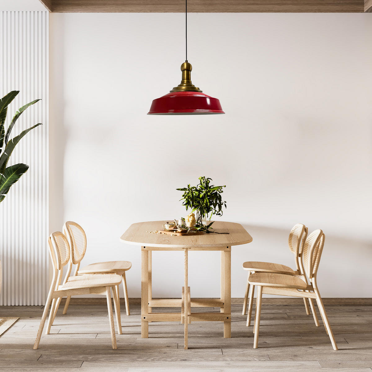 KÜCHENLAMPE Asletl Long-Knob 40/30 cm - Rot, Metall (40/30cm) - Bamyum