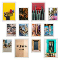 POSTER Set Mit 12 Mexikanisches Fotografie A3 Weißer Rahmen - Weiß, Papier (29.7/5/42cm) - Nacnic