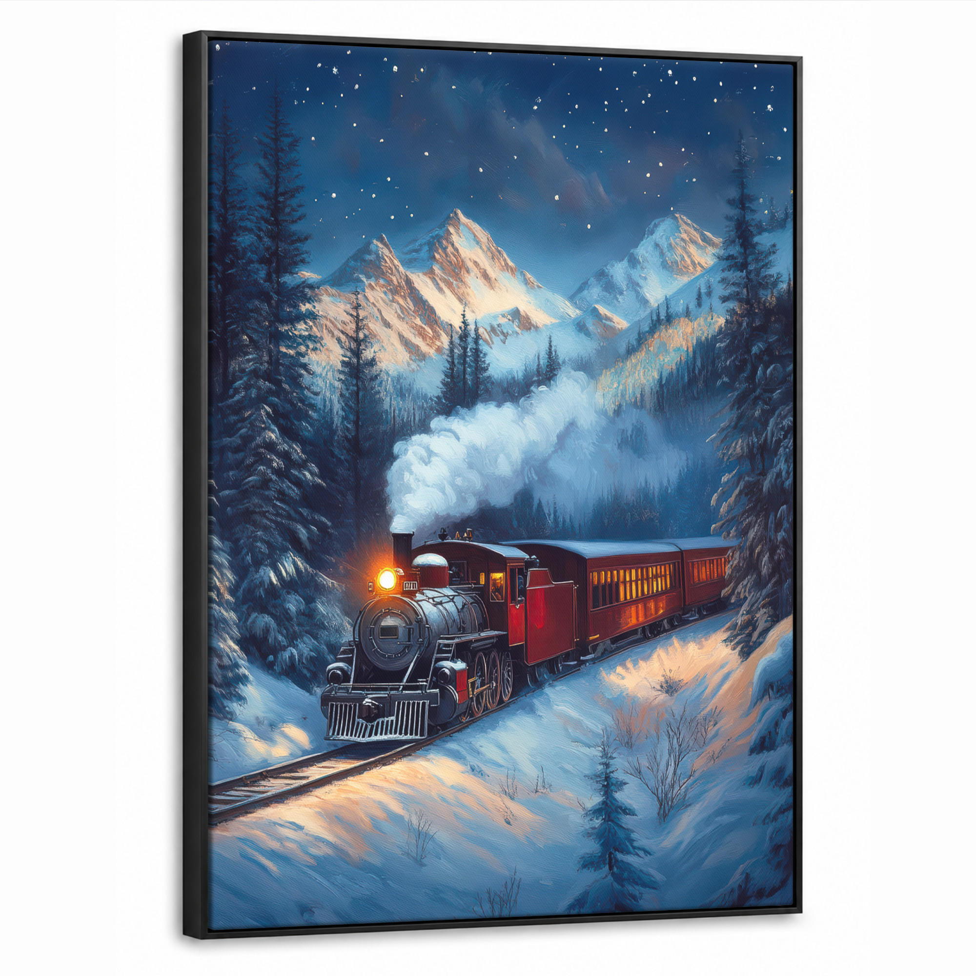 MuchoWow Leinwand Anthrazit 50x70 cm