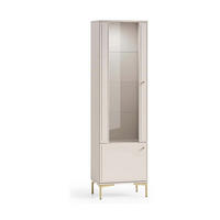 VITRINE – 54 cm – Sandro – Sandfarben - Sandfarben, Holzwerkstoff (54/190/40cm) - hi-markt