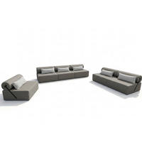 GARTENMÖBEL Set BALI - 6 Personen - Wetterfeste Balkonmöbel & Lounge Sofa Außen - Moderne Outdoor Couch für Garten - Patio & Terrasse - Beige - Beige, Kunststoff - Trada