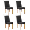 ESSZIMMERSTUHL Schwarz, Braun 4er-Set - Schwarz/Braun, Textil (43/90/56cm) - MCW