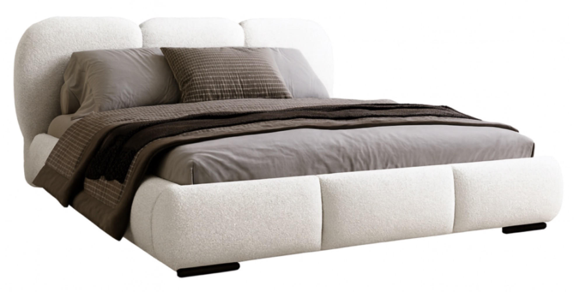 BETT Weiß ROZA Mit Bettkasten 140x200 cm - Weiß, Textil (140/200cm) - Sepro Meble