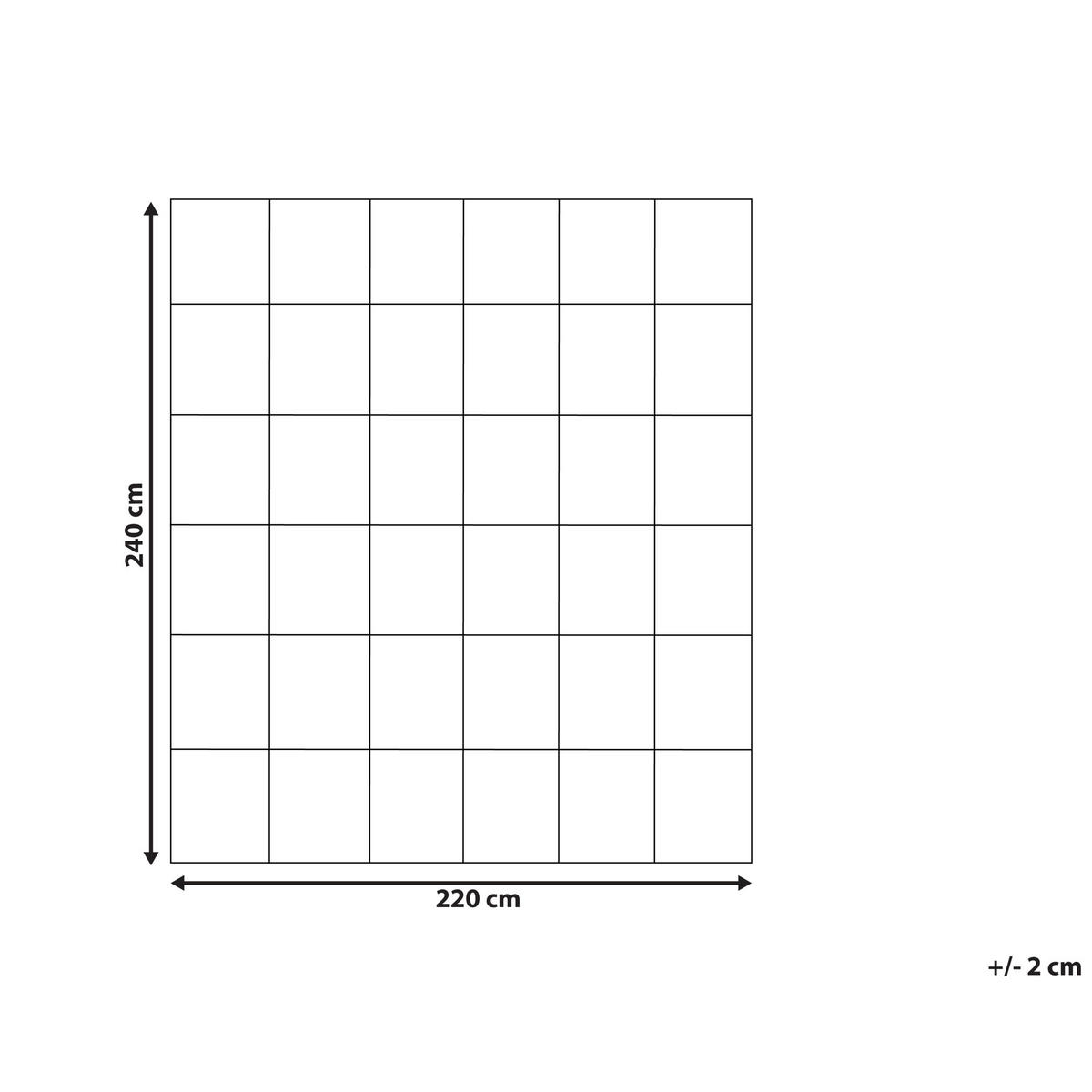 PŘIKRÝVKA Kachní prachové peří Extra Teplá 220/240 cm Grivola - bílá, textil (220/240cm) - Beliani